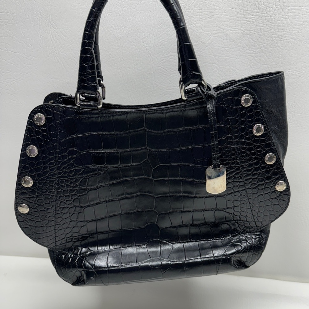 Furla crocodile embossed hand bag
